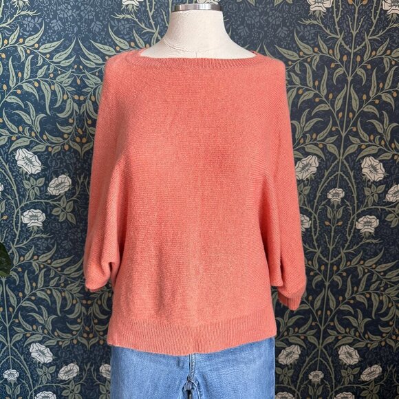 BCBGMaxAzria Tops - BCBG MaxAzria Kennedy Dolman Sleeve Hi-Lo Wool & Yak Blend Sweater